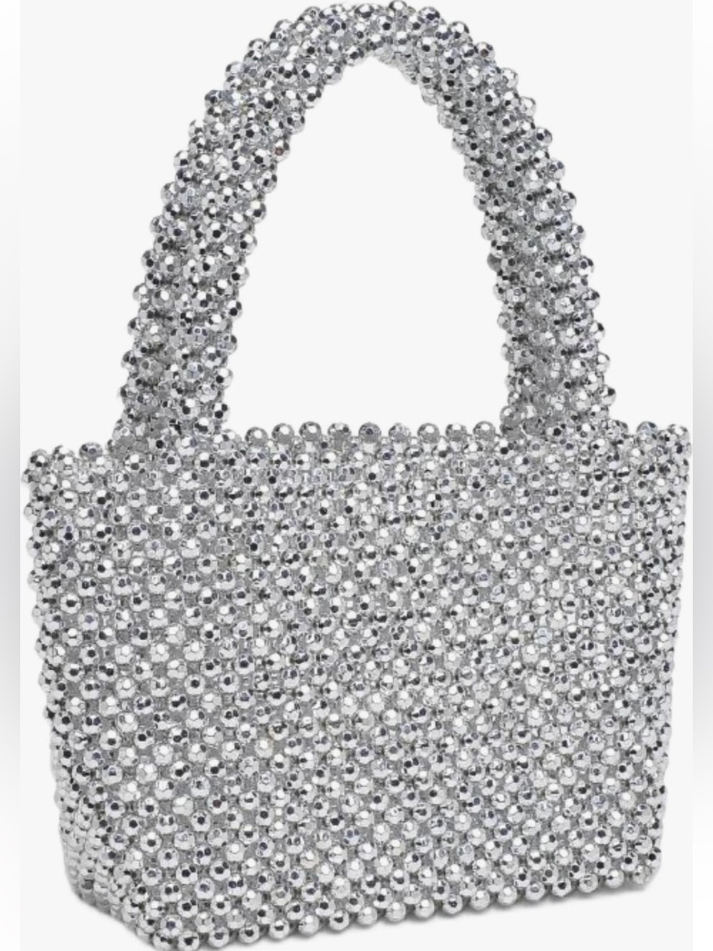 BRAND NEW  MODA LUXE Donna evening bag in silver